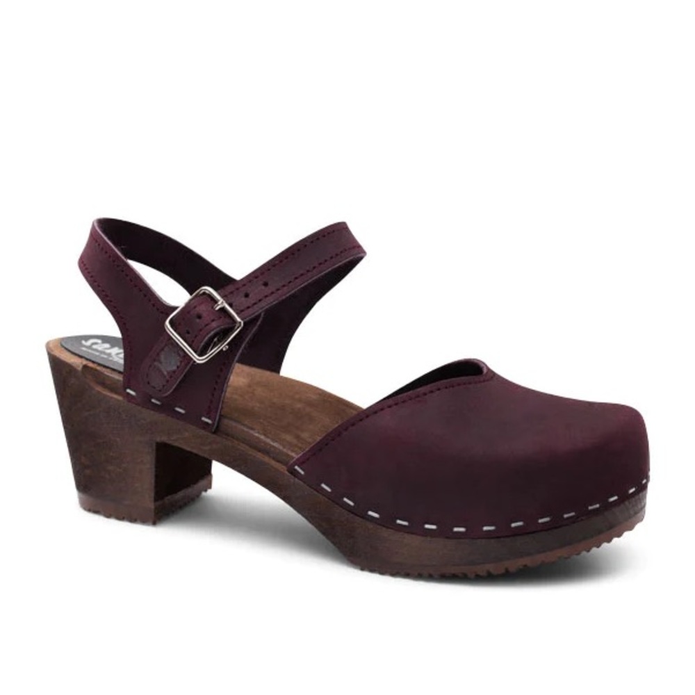 Sandgrens Handmade clogs Victoria Plum 41